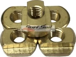 Chinook Brass Tee Slider 8 Mm