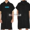 FCS Poncho Beach Towel Black Blue Label -Aquapac SurfBoard Shop 443129