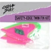 Catch Surf Safety Edge Twin Fin Kit Hot Pink