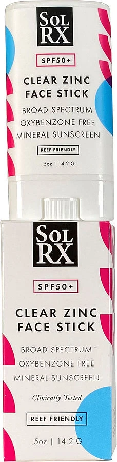 SolRx SPF 50 Zinc Sunscreen Face Stick