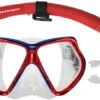 Surf Sail Australia Bermuda Dry Silicone Mask And Snorkel Set Red -Aquapac SurfBoard Shop 559179