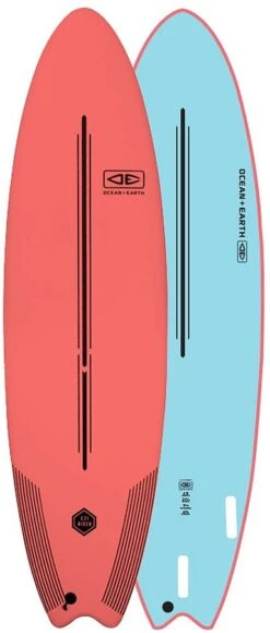 Ocean And Earth Easy Rider Softboard Coral 7 Ft