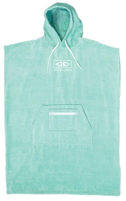 Ocean And Earth Ladies Hooded Poncho Mint