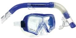 Surf Sail Australia Hayman Silicone Mask And Snorkel Set Blue