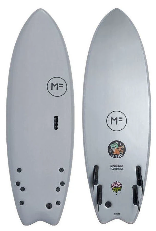 Mick Fanning Softboards Catfish Super Soft Grey 6 Foot 0 Inches 4 Mick Fanning Softboards Catfish Super Soft Grey 6 Foot 0 Inches - Image 2