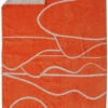 Patagonia Organic Cotton Towel Wildlands Tigerlily Orange