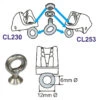 Clamcleat Rope Guide -Aquapac SurfBoard Shop 619467 1