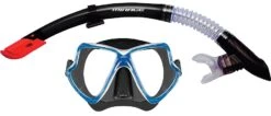 Surf Sail Australia Pacific Silicone Mask And Snorkel Set Black