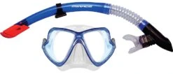 Surf Sail Australia Pacific Silicone Mask And Snorkel Set Blue