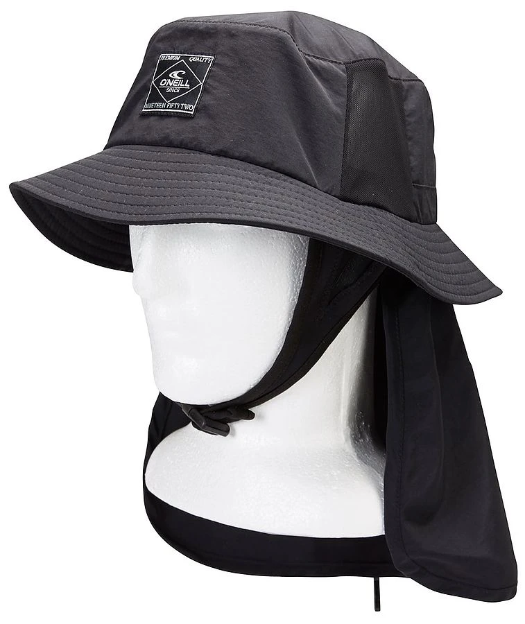 Oneill Eclipse Bucket Black Surf Hat 3 Oneill Eclipse Bucket Black Surf Hat