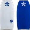 Stealth Elite PE Bodyboard White Dark Blue 2 Stealth Elite PE Bodyboard White Dark Blue -Aquapac SurfBoard Shop EliteWHI