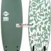 Softech Bomber White Green Softboard -Aquapac SurfBoard Shop bomber1 1