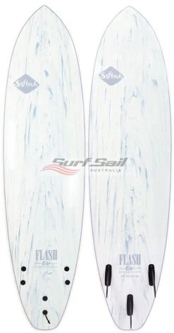 Softech Flash Eric Geiselman FCS2 Softboard Marble White