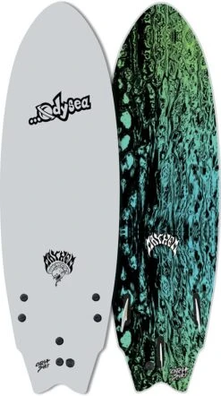 Catch Surf Odysea Lost Round Nose Fish 2021 Tri Fin Softboard Grey