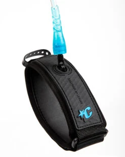 Creatures Of Leisure Reliance Bodyboard Bicep Leash Cyan Speckle Black