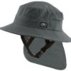 Ocean And Earth Indo Mens Surf Hat Charcoal -Aquapac SurfBoard Shop smha02char 1
