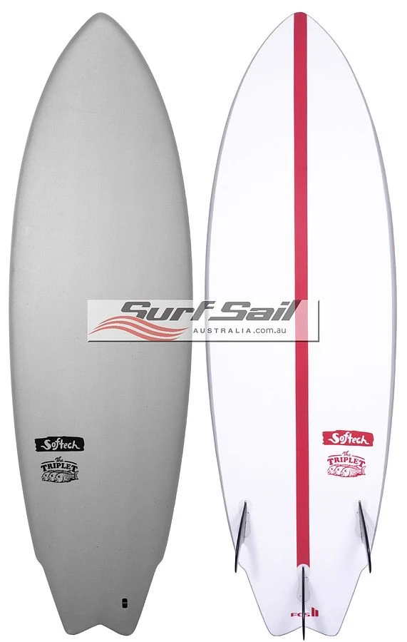 Softech The Triplet Epoxy FCS2 Softboard 3 Softech The Triplet Epoxy FCS2 Softboard